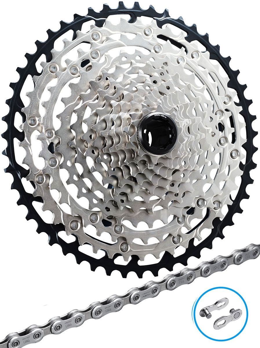 Shimano SLX CN-M7100+CS-M7100 12-fach Verschleissset 10-51 kaufen | Bike-Discount