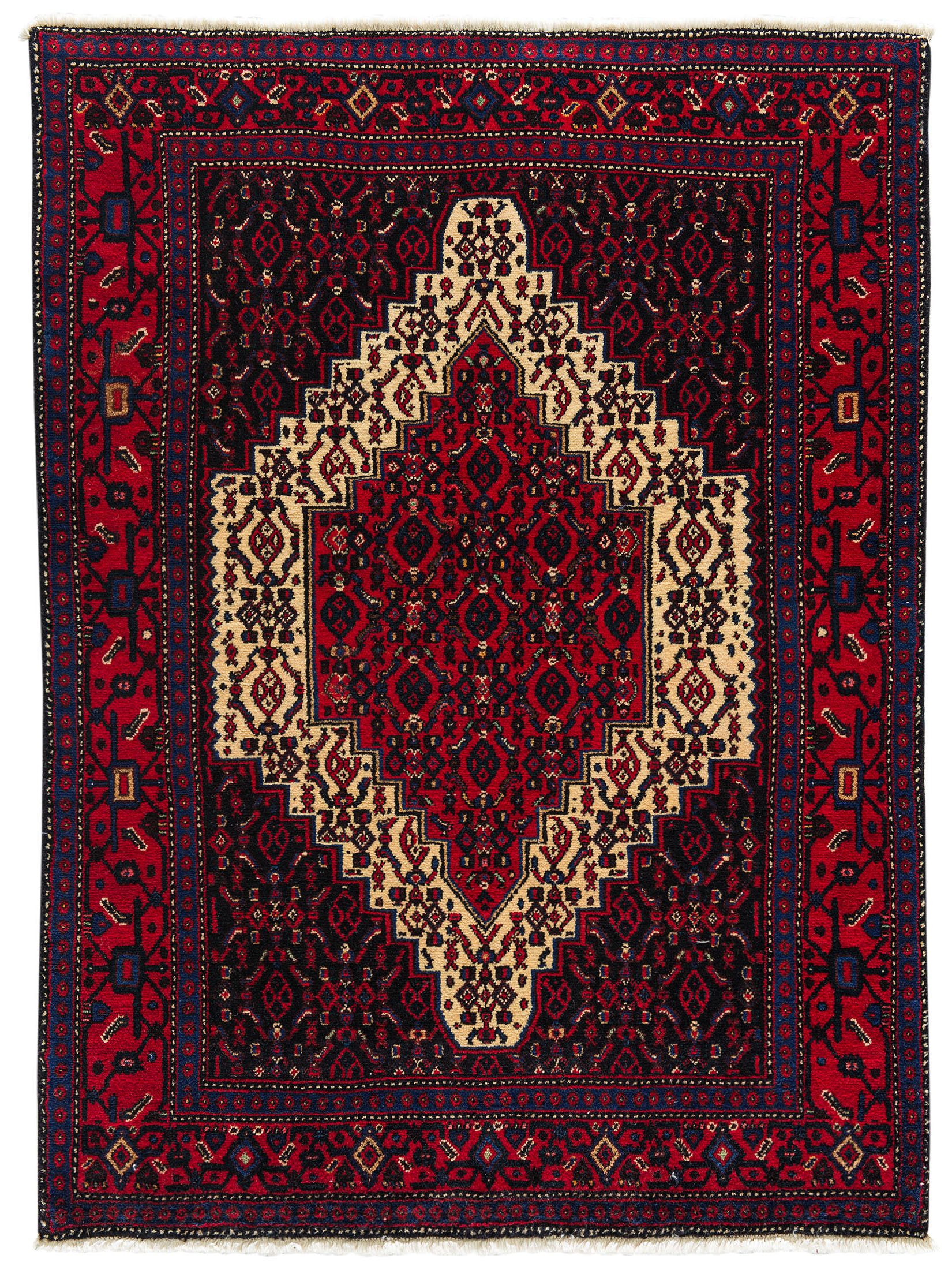 Senneh ca. 120 x 160 cm, Unikat / Einzelstück