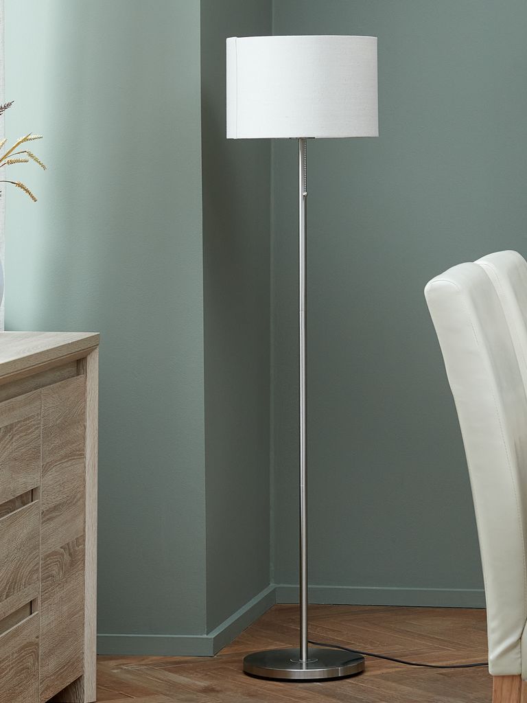 Lampa podłogowa KRISTOF H145cm stal szczotkowana