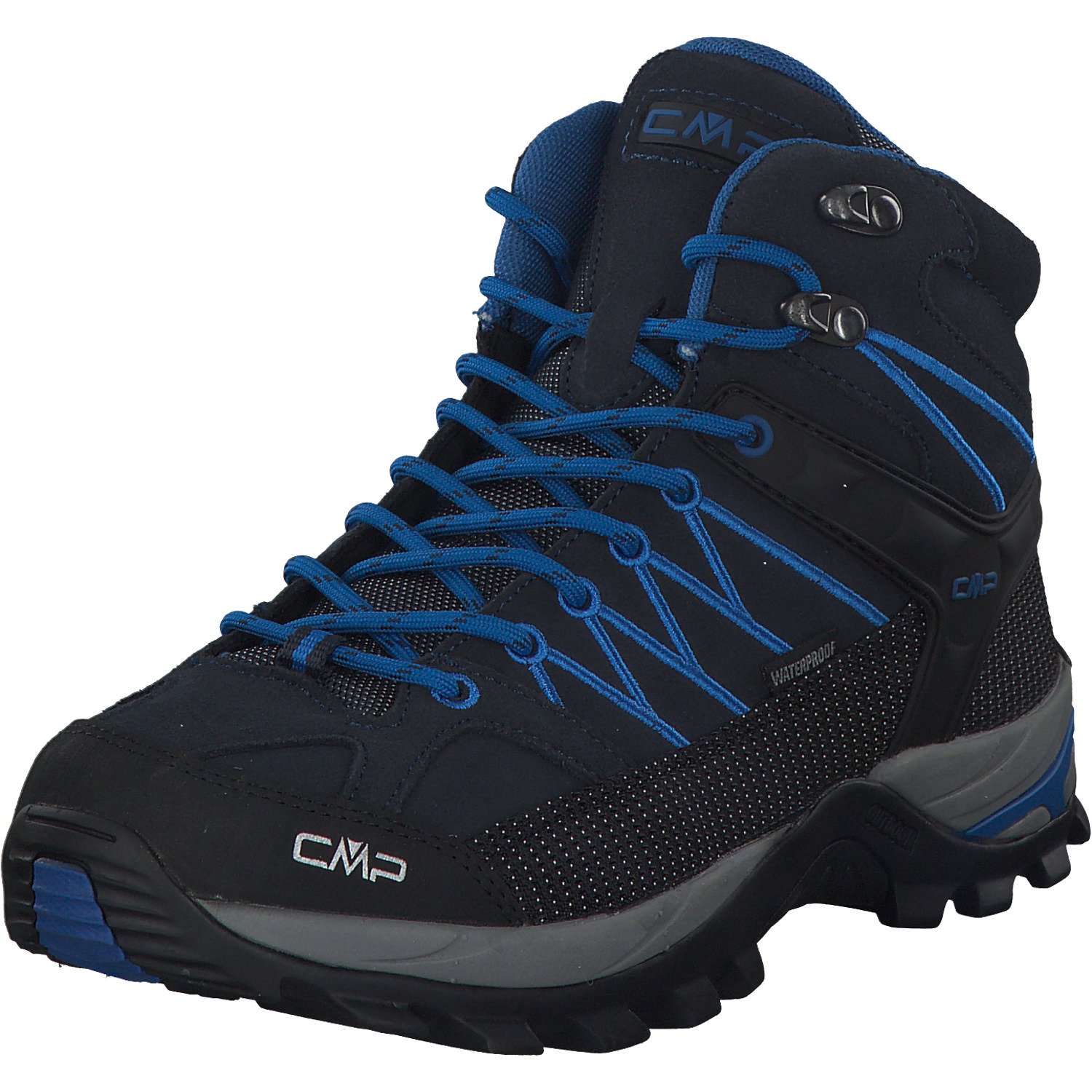 CMP Rigel Mid 3Q12947, Trekkingschuhe, Herren, Blau (Black/Blue)