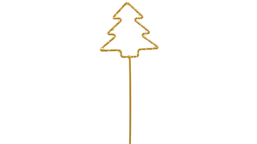 Micro LED Stabbeleuchtung gold/warmes weiss