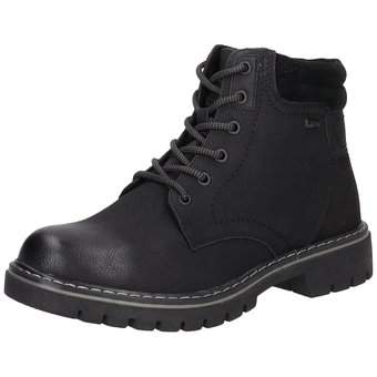 Relife Schnürstiefelette in schwarz