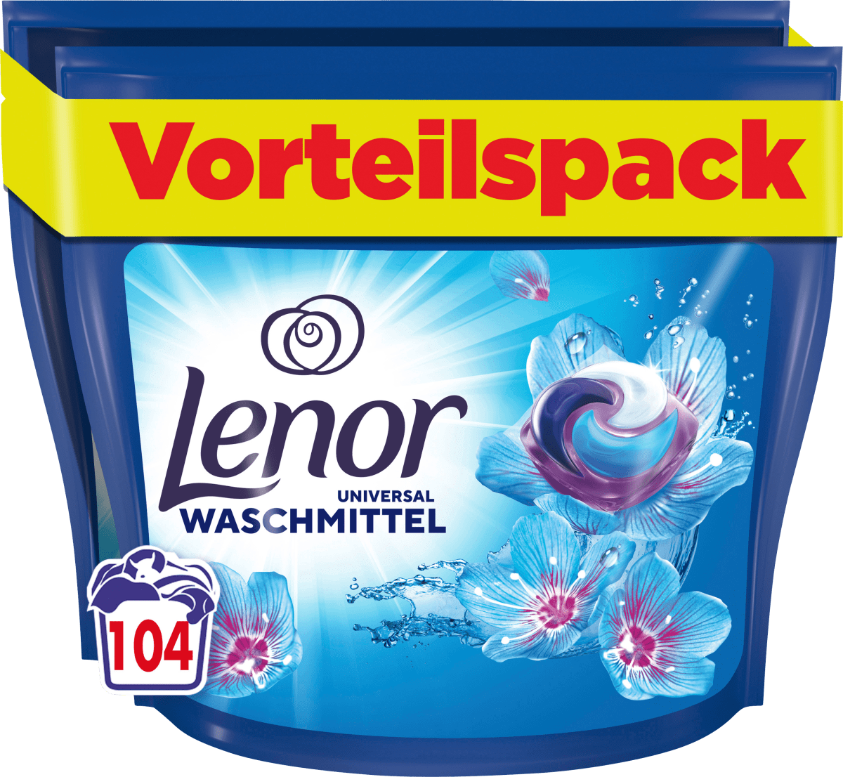 Vollwaschmittel Pods Aprilfrisch (2x52 Pods), 104 Wl