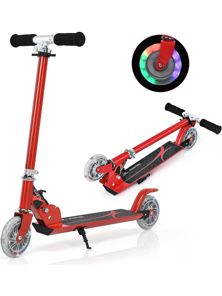 COSTWAY Kinderroller ab 4 Jahre in Rot günstig kaufen 70 cm