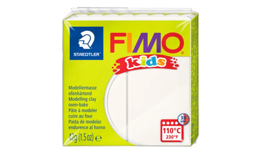 STAEDTLER Modelliermasse FIMO® Kids weiss 42 g