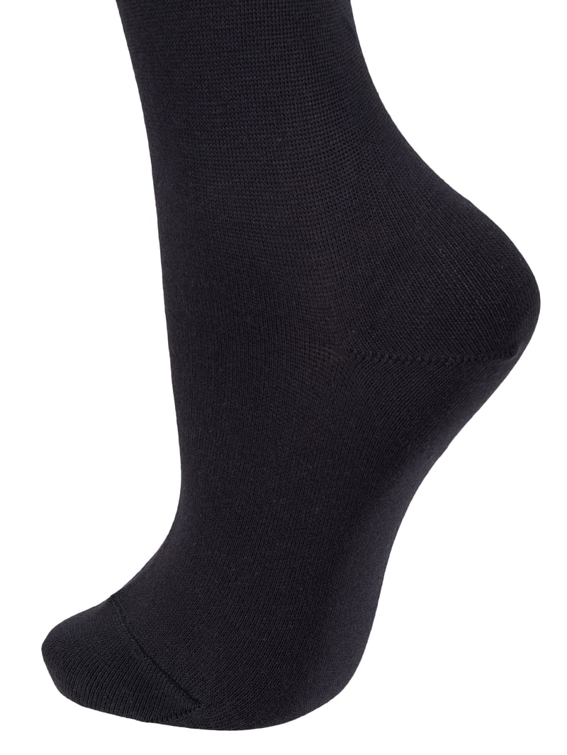Strumpfhose mit Stretch-Anteil Modell 'Family' in marineblau