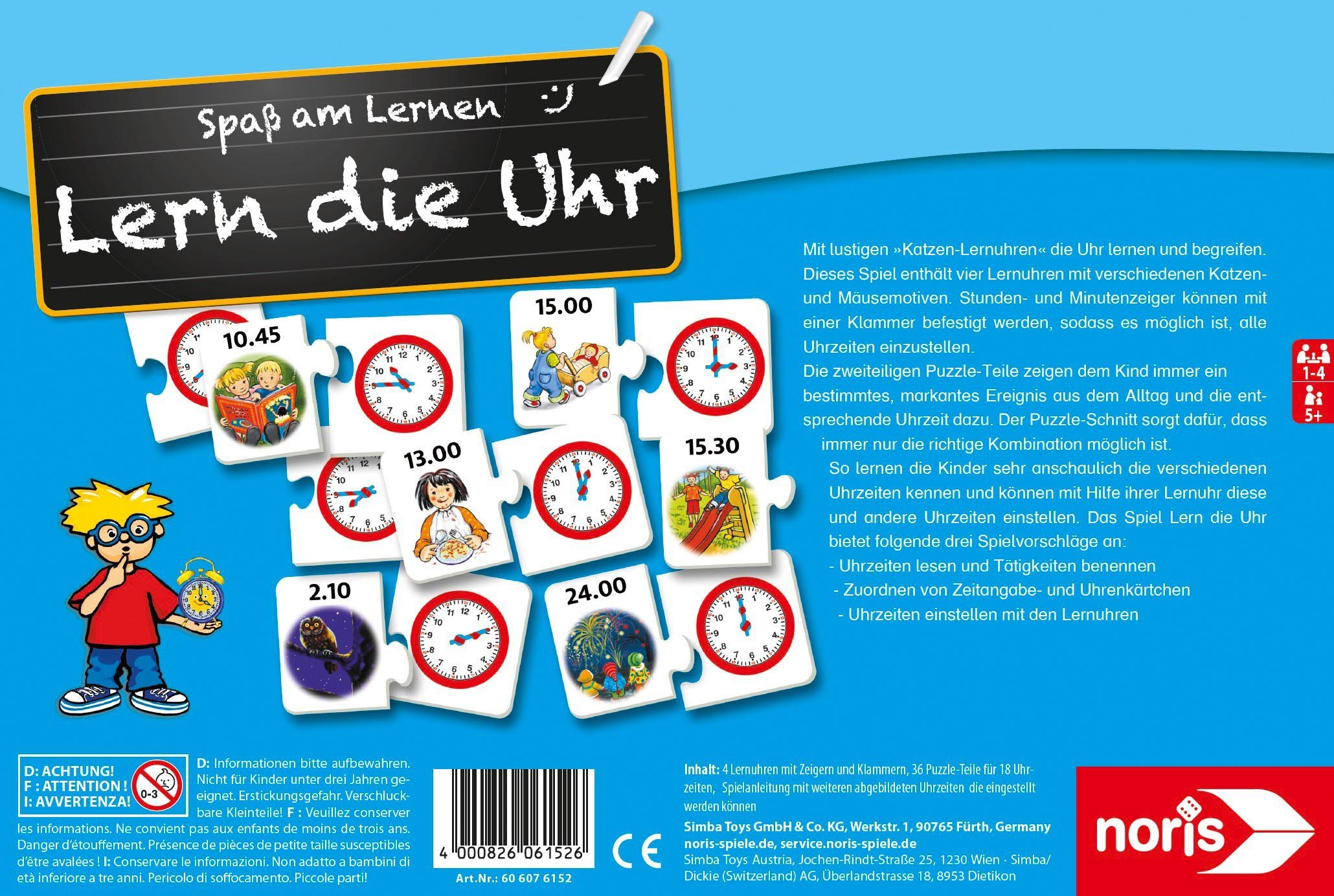 Noris Spiel, Lern die Uhr