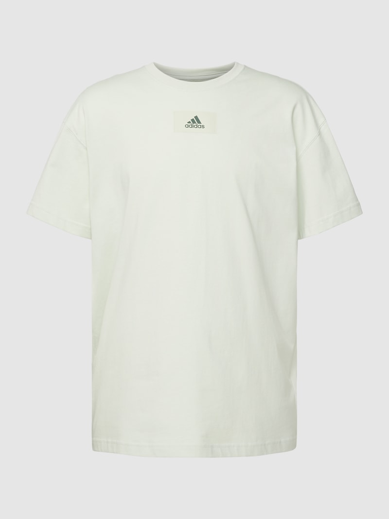 T-Shirt mit Logo-Print in mint