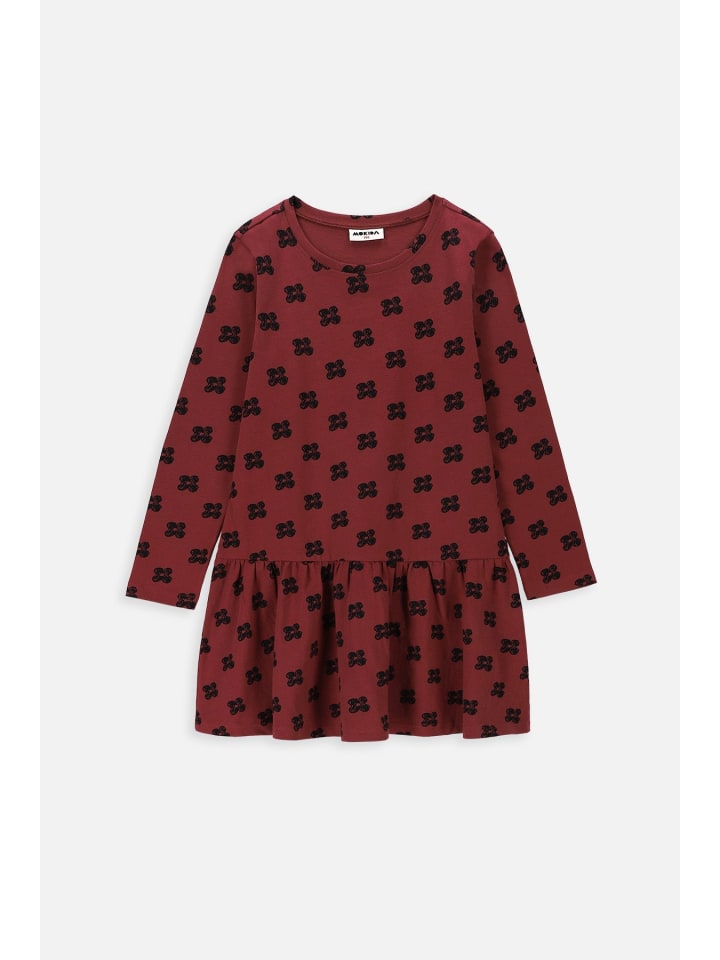 MOKIDA Kleid mit langen Ärmeln in dunkelrot günstig kaufen