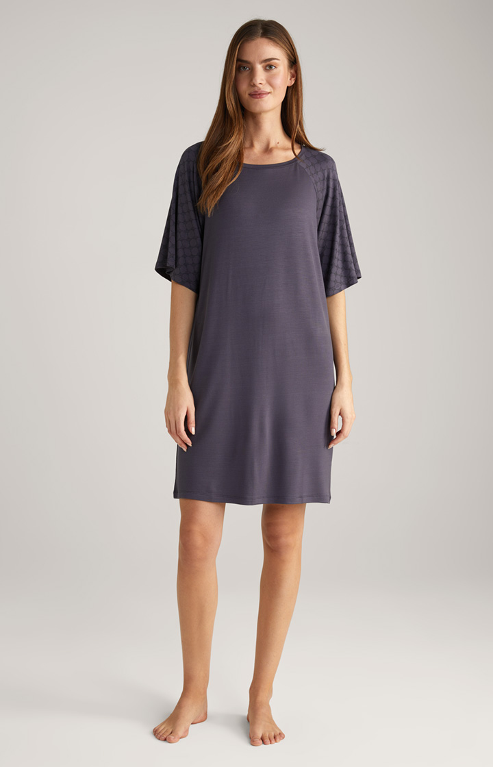 Loungewear Longshirt in Anthrazit
