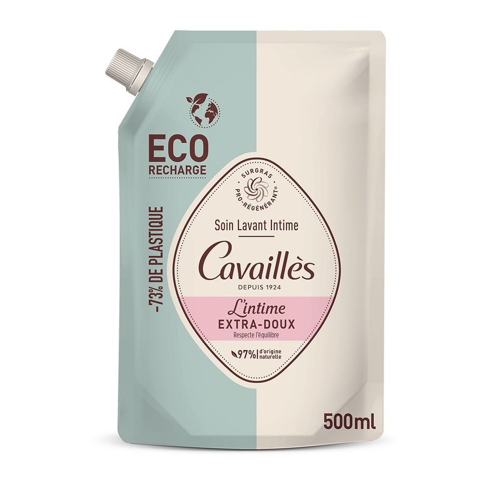 Cavaillès Eco-Recharge Hygiene Intime Extra Doux 500ml Hygiène intime