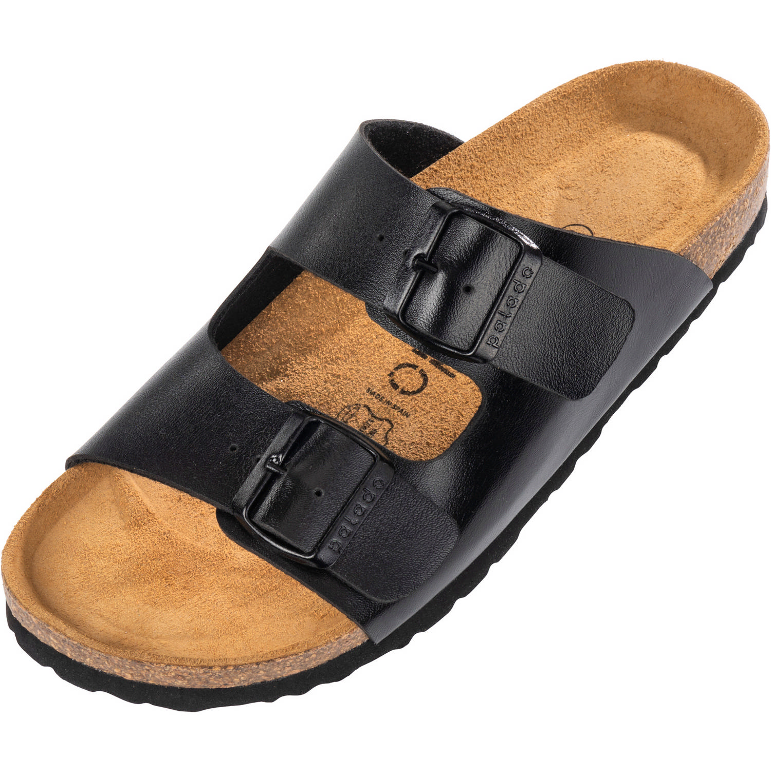 Palado Korfu PF, Pantoletten, Damen, Metallic Schwarz