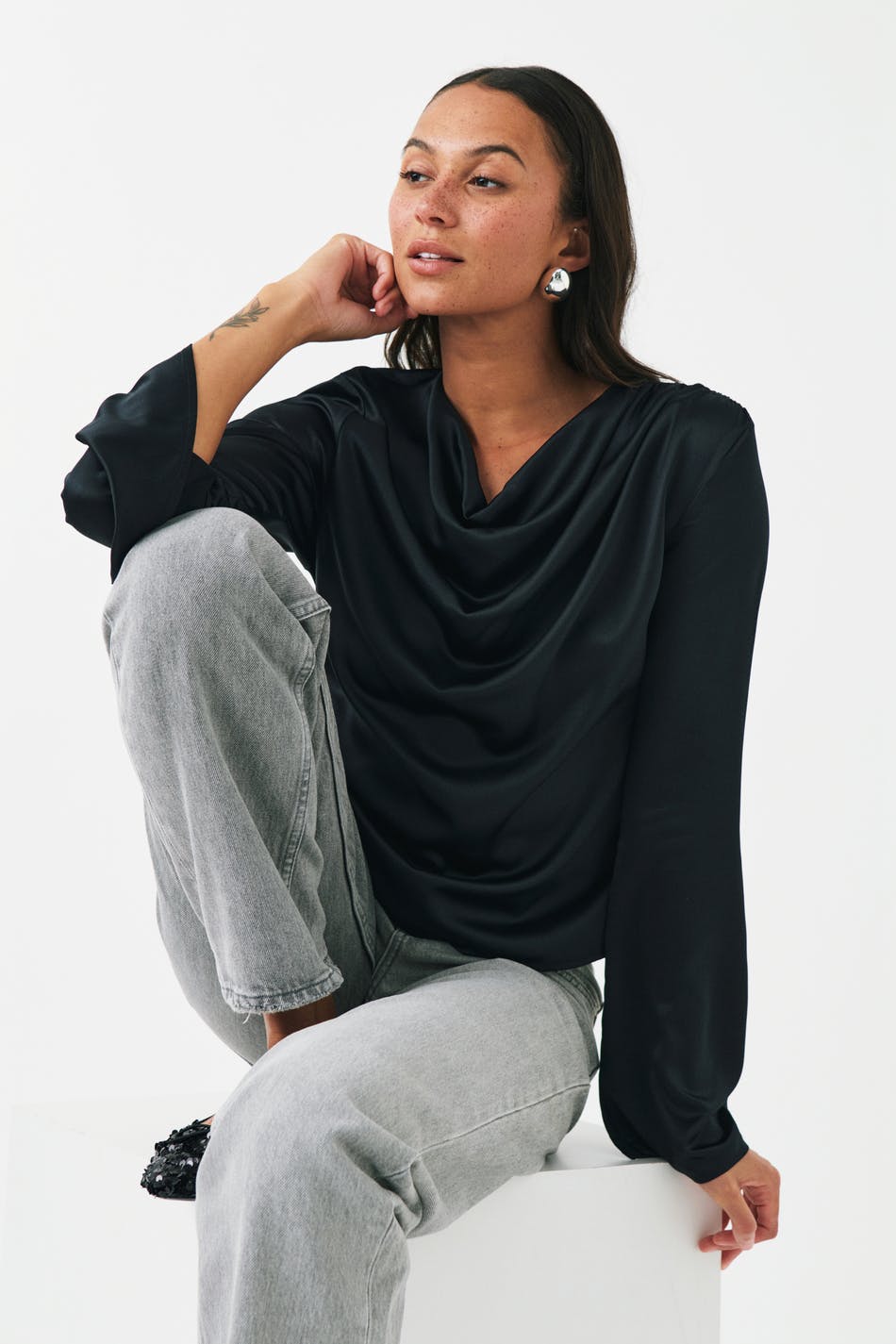 Satin blouse