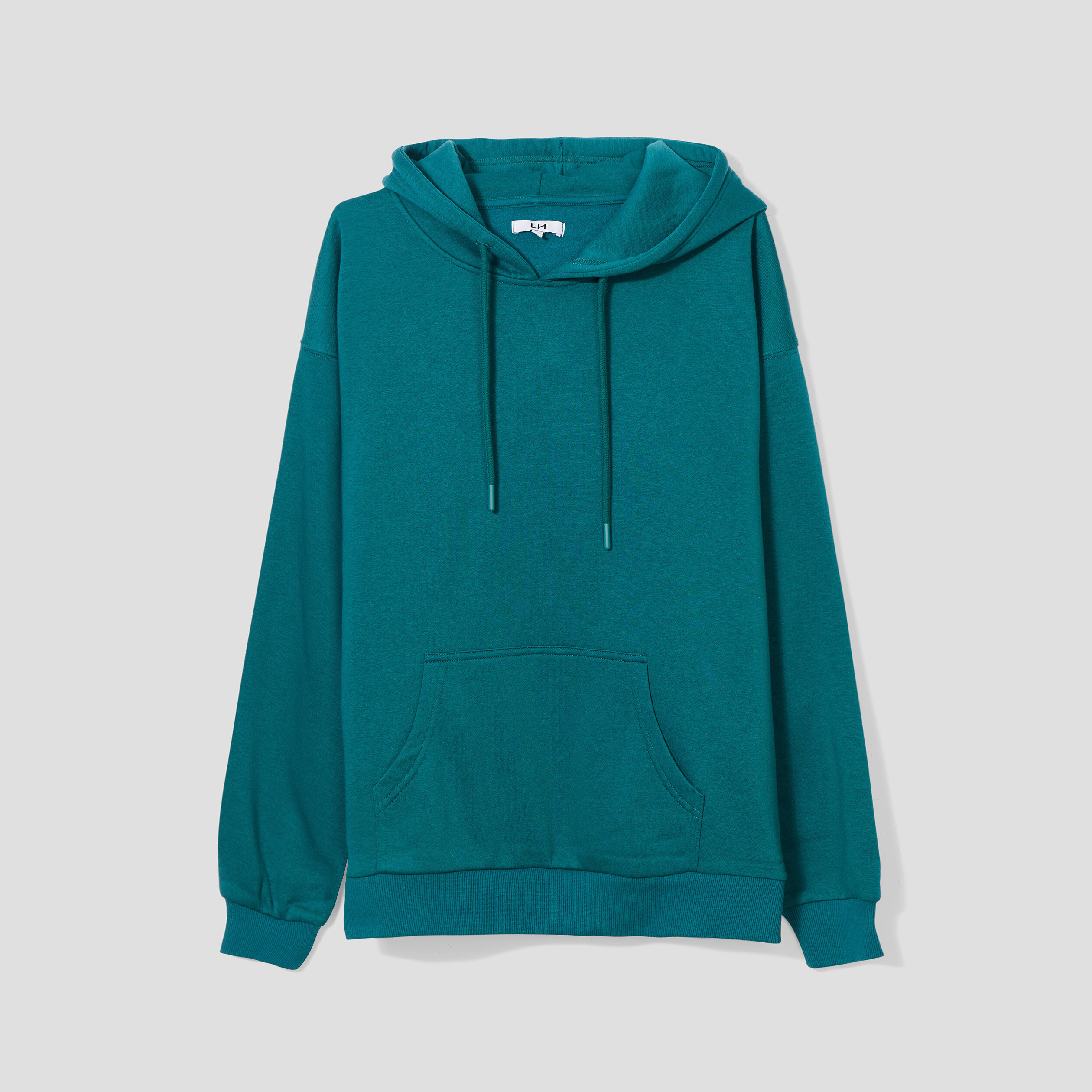Sweat molleton à capuche hoodie vert émeraude femme | La Halle