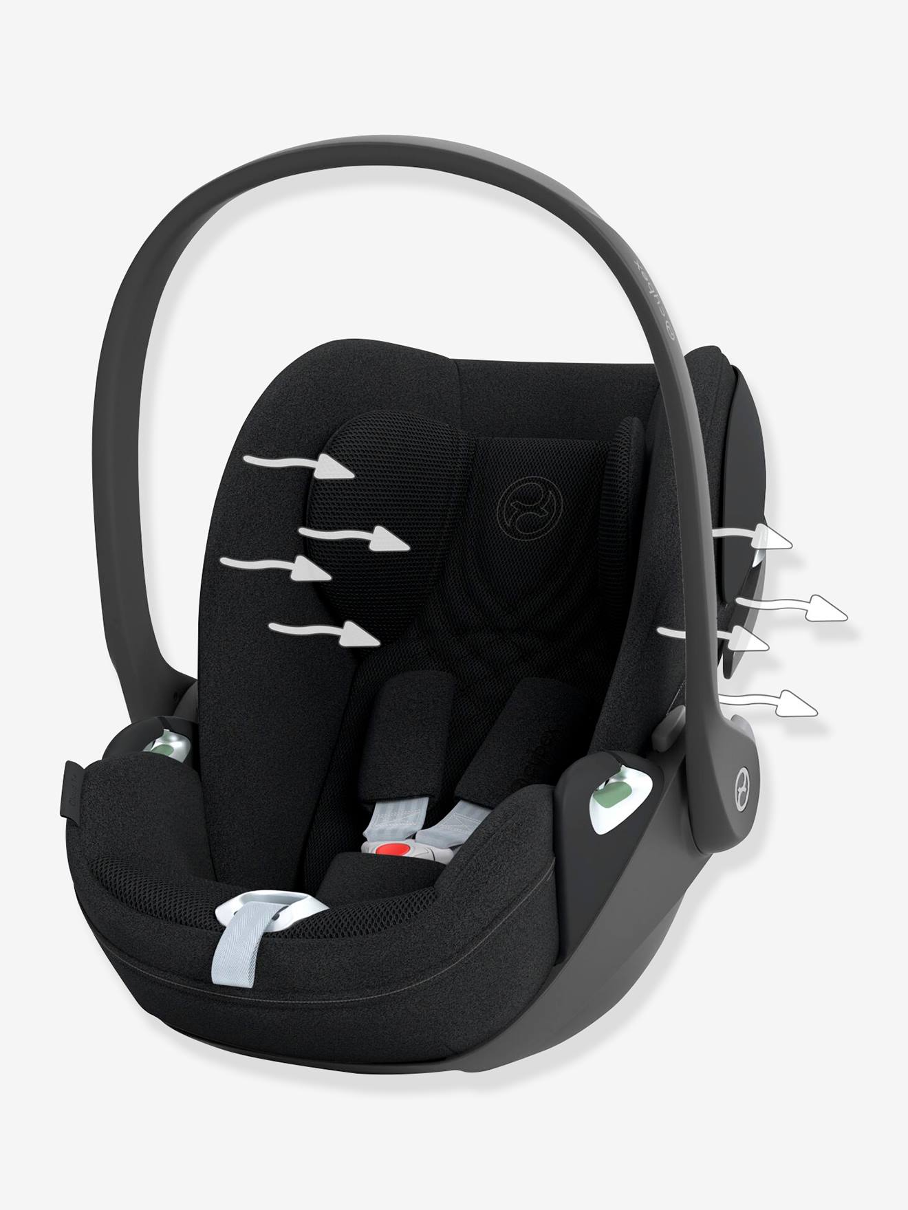 Coque auto Cloud T i-Size Tissu Plus CYBEX sepia black