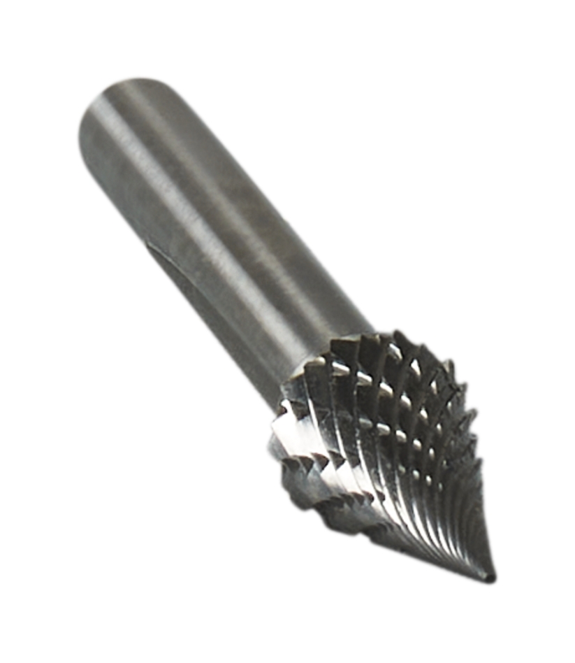 Accessoires Makita B-52847 HM Fraise conique 6 mm à tête pointue pour acier inoxydable