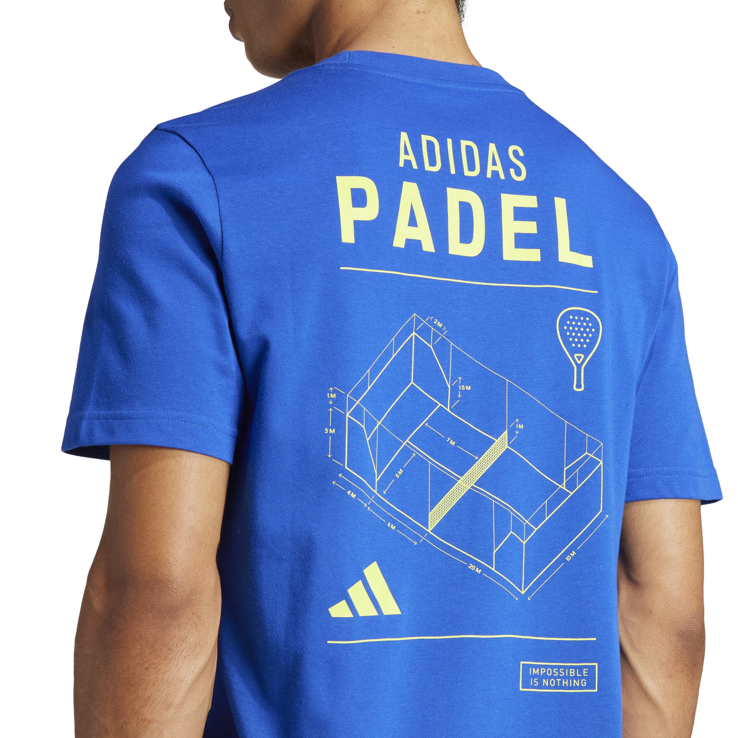 T-Shirt Herren - Blau, Gelb