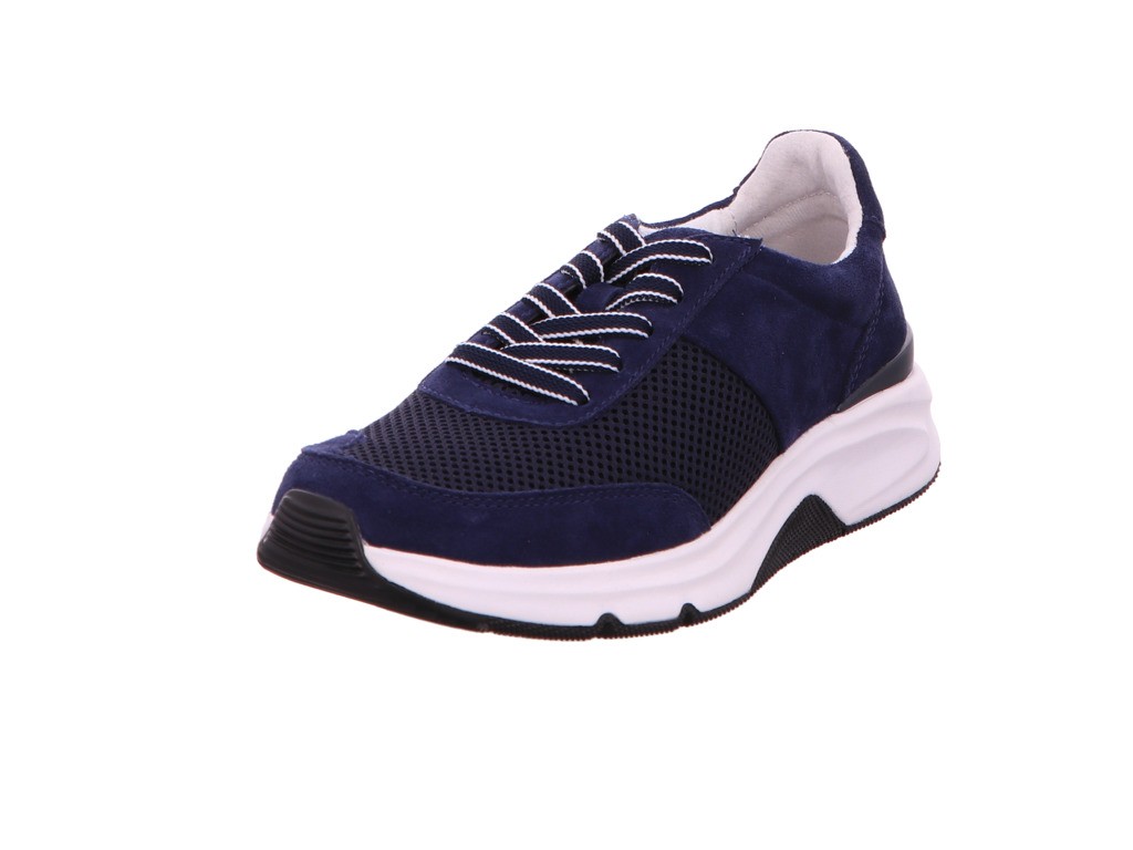 GABOR Freizeit Schnürer blau rollingsoft by Gabor Sneaker low 46.897.