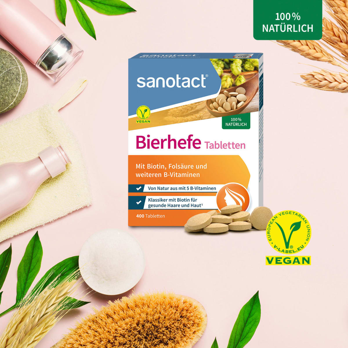 Bierhefe Tabletten 400 St., 200 g