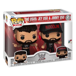 WWE POP! Vinyl Figuren - 2er-Pack Uso Brothers