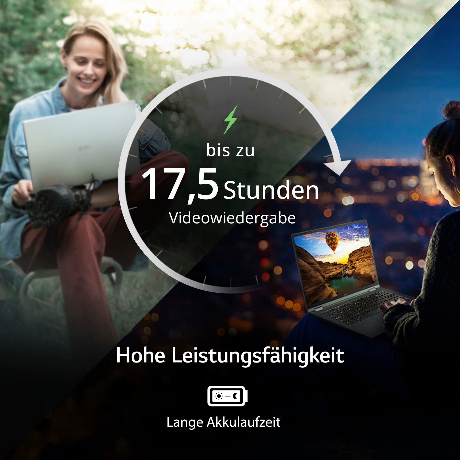 LG gram 17 Notebook (43,18 cm/17 Zoll, Intel Core i7 1260P, Iris© Xe Graphics, 512 GB SSD)
