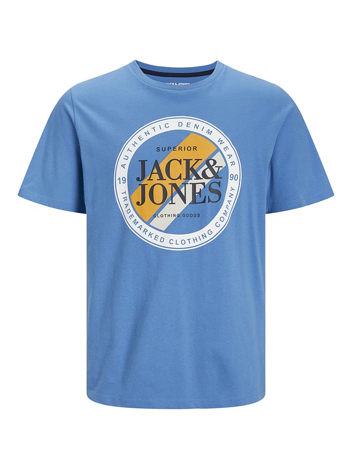 Jack & Jones 3er-Set: Shirts in Khaki/ Dunkelblau/ Hellblau günstig kaufen