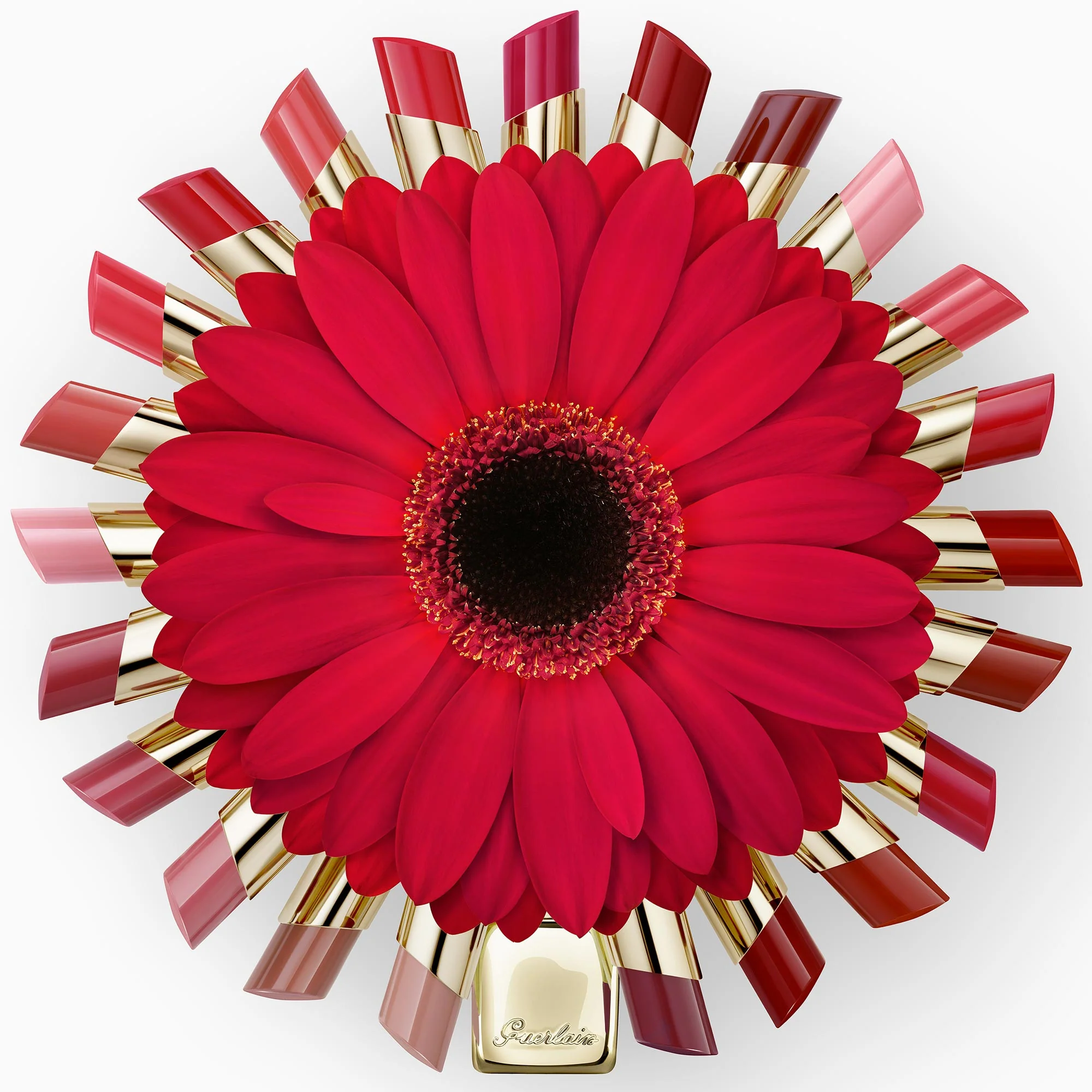 Lápiz labial KissKiss Shine Bloom - Lápiz labial brillante, Lápiz labial