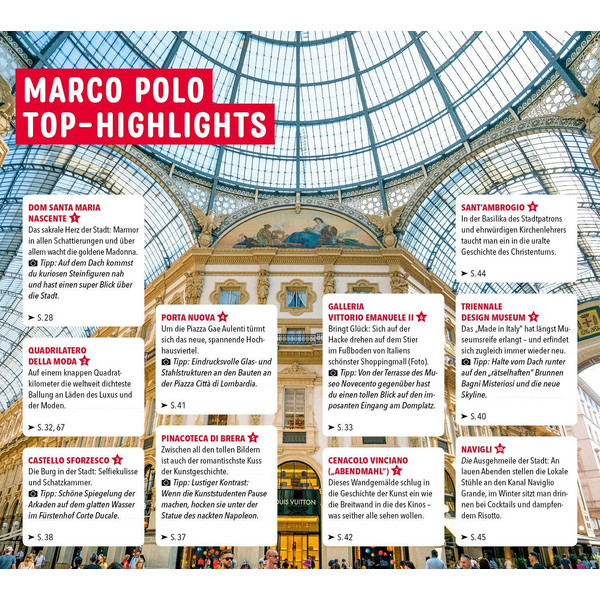 MARCO POLO REISEFÜHRER MAILAND, LOMBARDEI - Reiseführer