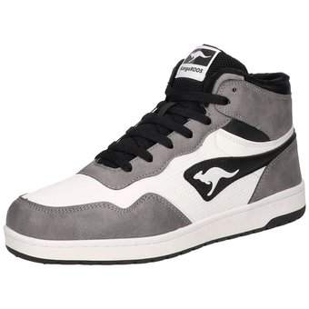 KangaROOS K-Slam Two High FUR Sneaker in weiß