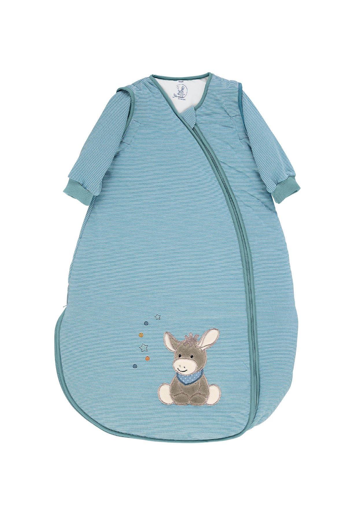 Schlafsack 70cm Esel Emmi mit abnehmbaren Ärmeln