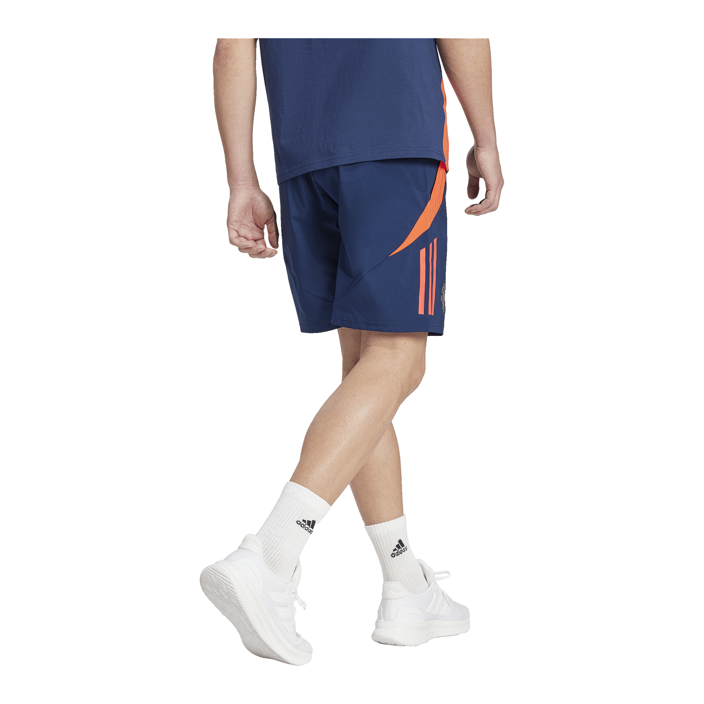 adidas Manchester United Downtime Short Blau