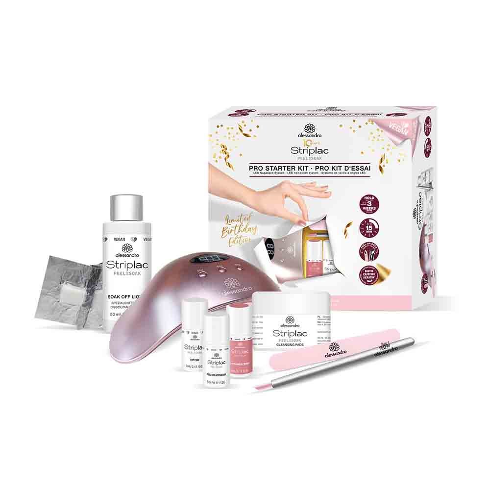 Alessandro Striplac Peel or Soak Starter Kit Pro Exklusiv Vegan