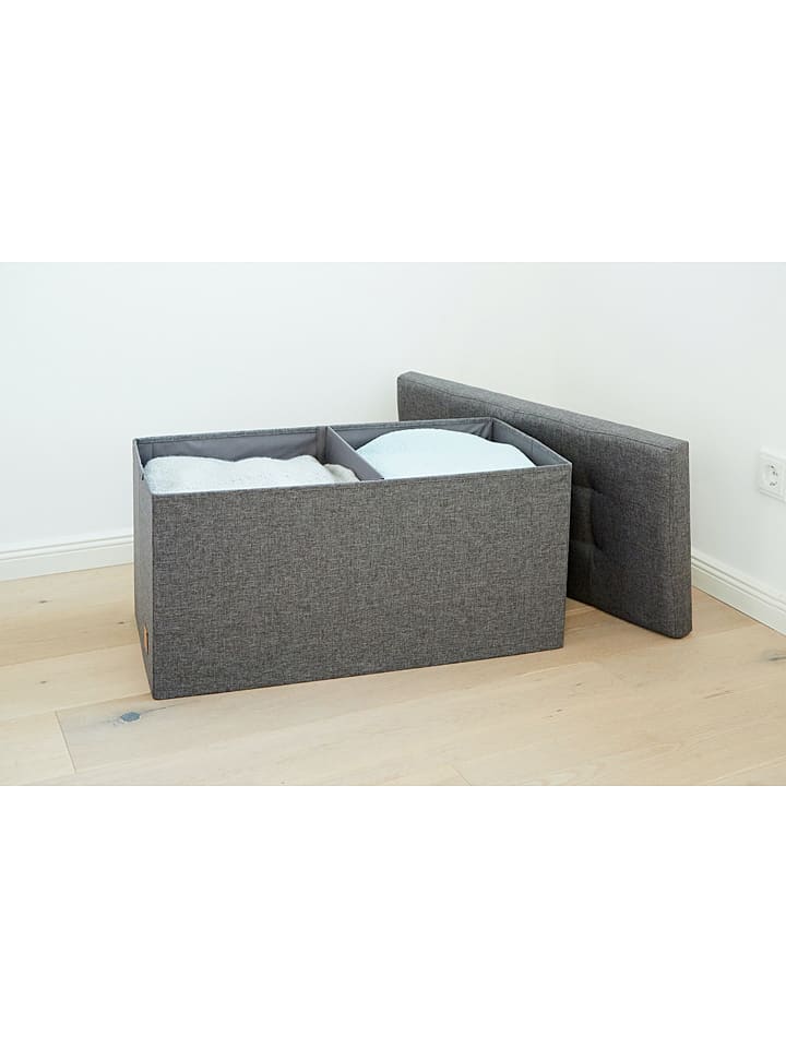 STORE IT Aufbewahrungsbank in Anthrazit - (B)76 x (H)38 x (T)38 cm günstig kaufen onesize