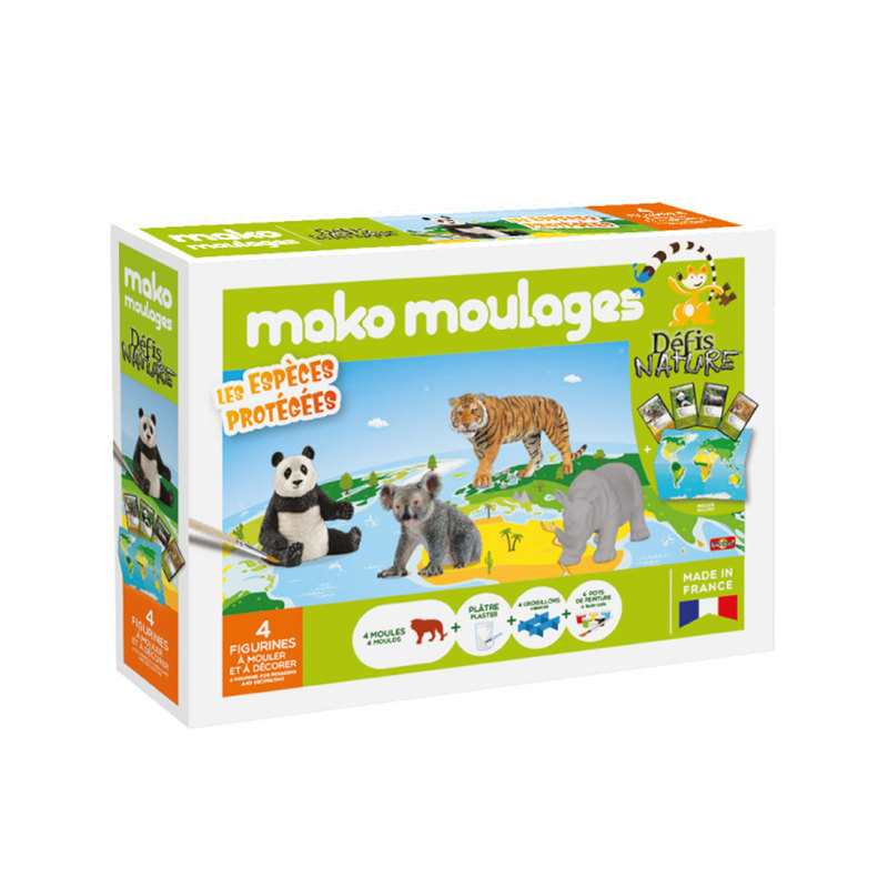 Coffret Mako moulages Mes espèces protégées