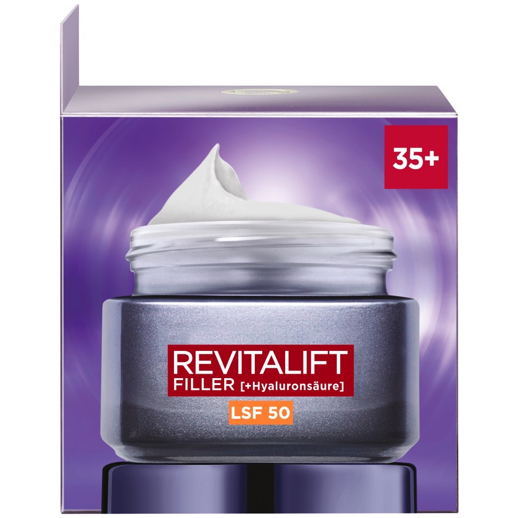 Filler Anti-Aging Tagescreme LSF 50 mit Hyaluronsäure