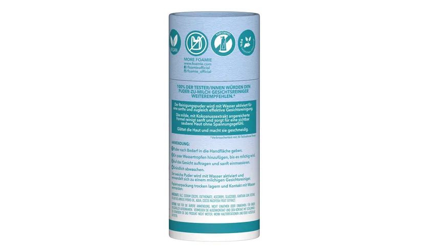 FOAMIE Puder Gesichtsreiniger