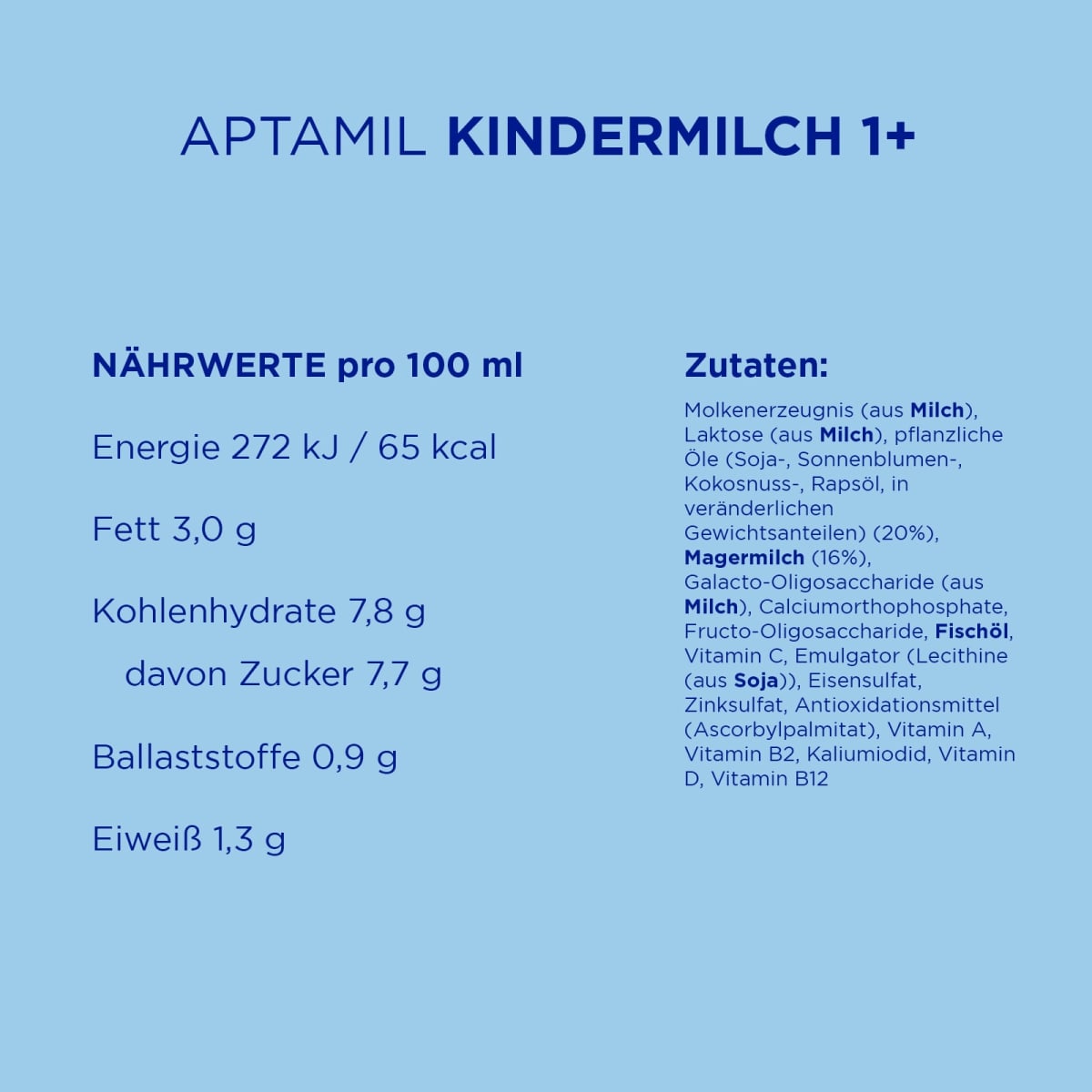 Kindermilch Pronutra ab 1 Jahr, 800 g