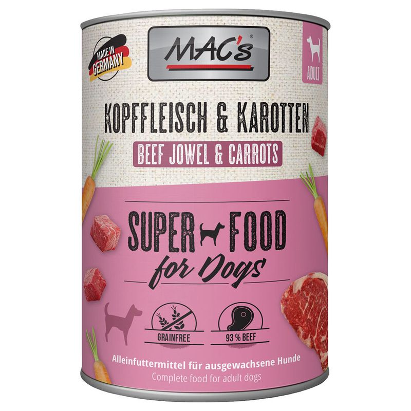 Sparpaket MAC's Adult Superfood 24 x 400 g