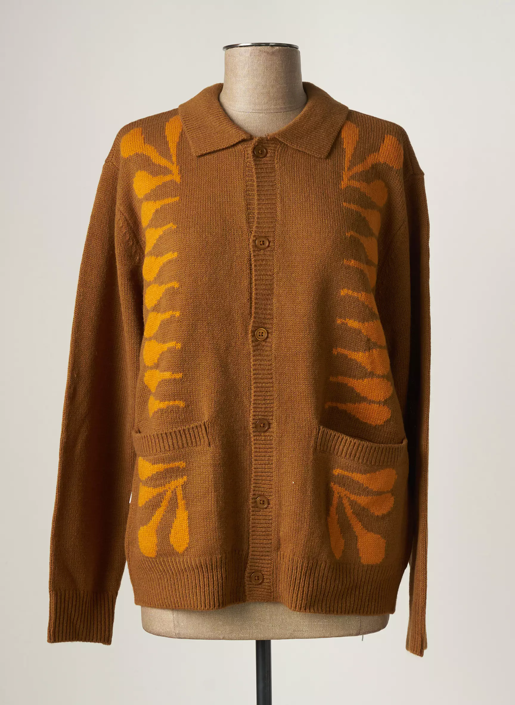 Obey Cardigans Homme couleur marron