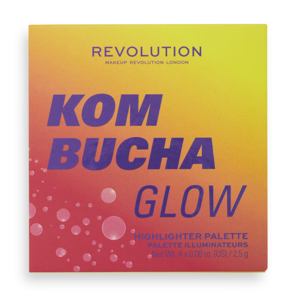 Revolution Revolution Hot Shot Kombucha Glow Highlighter Palette Palette de highlighter