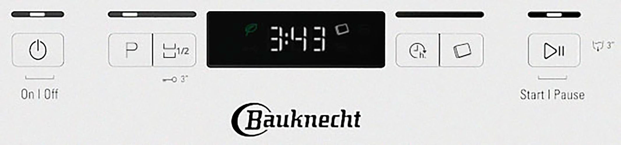 BAUKNECHT Standgeschirrspüler, B2F HD624 A, 14 Maßgedecke