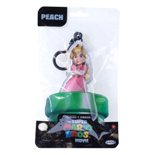 Der Super Mario Bros. Film Plüsch-Schlüsselanhänger - Peach