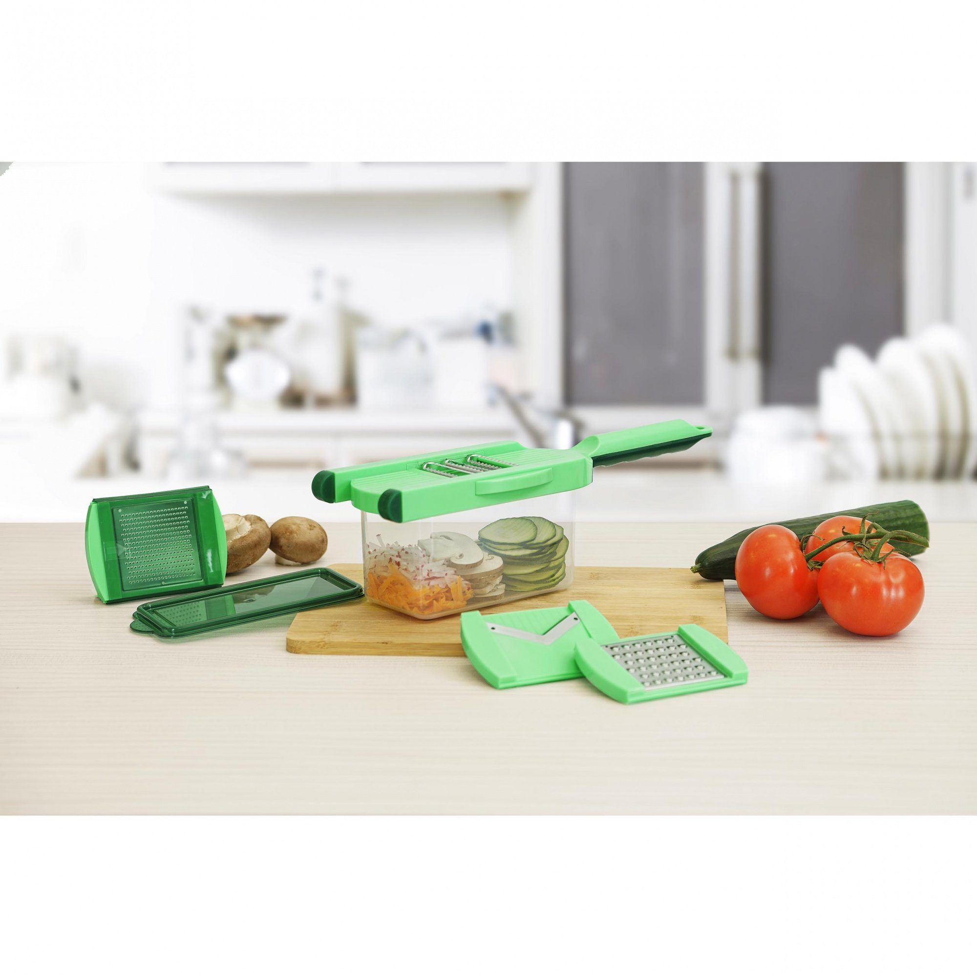 Genius Gemüseschneider Nicer Dicer Speed Light, 6 Scheiben in einem Schnitt