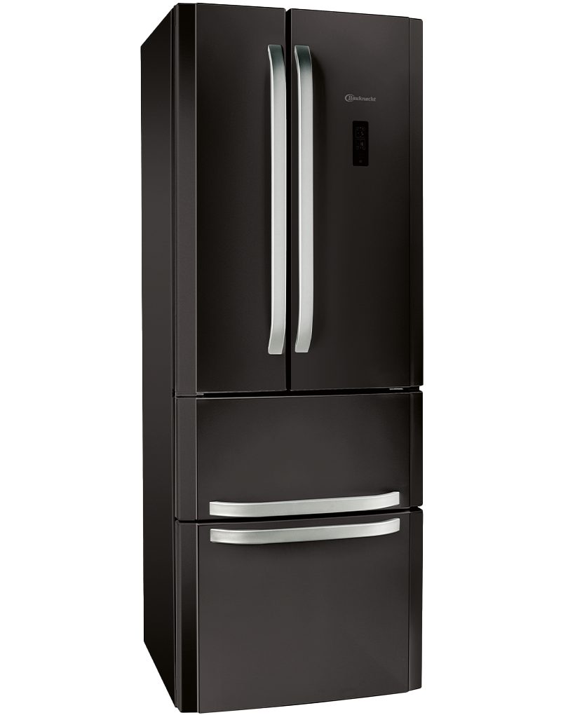 BAUKNECHT French Door KSN 19 SW1, 195 cm hoch, 70 cm breit, NoFrost, Umluftkühlung, Superkühlfunktion