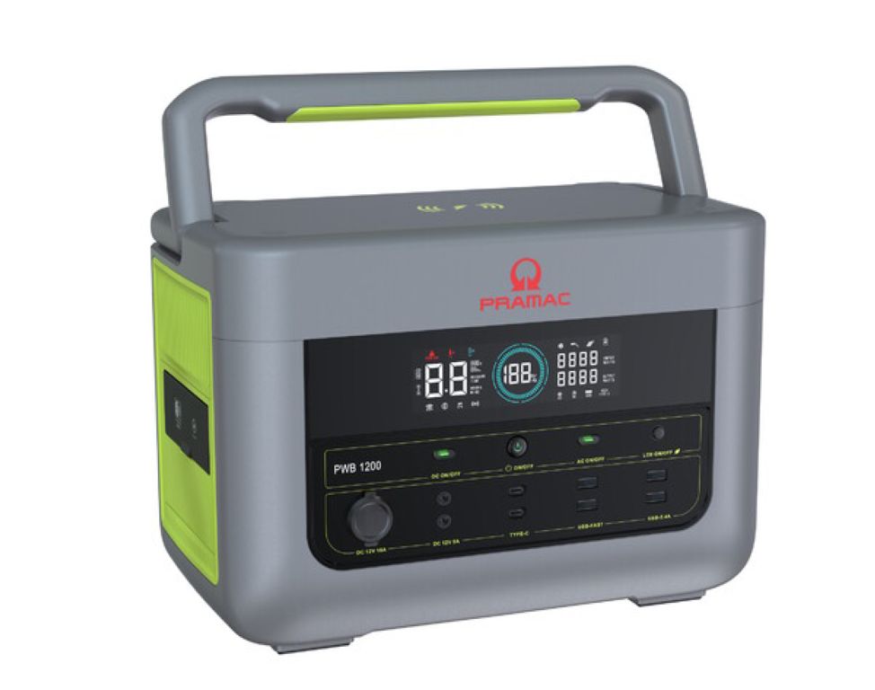 Pramac KA162Y11020 PWB 1200 kannettava akku 1075 Wh Schuko/USB-A/USB-C/DC