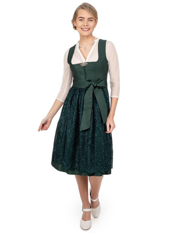 MarJo Dirndl NADESCHA in grün günstig kaufen