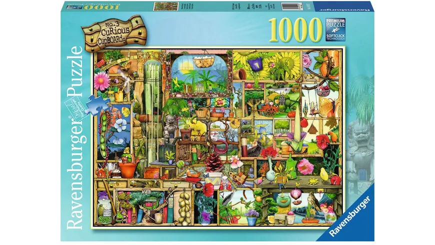 Ravensburger Puzzle - Grandioses Gartenregal, 1000 Teile