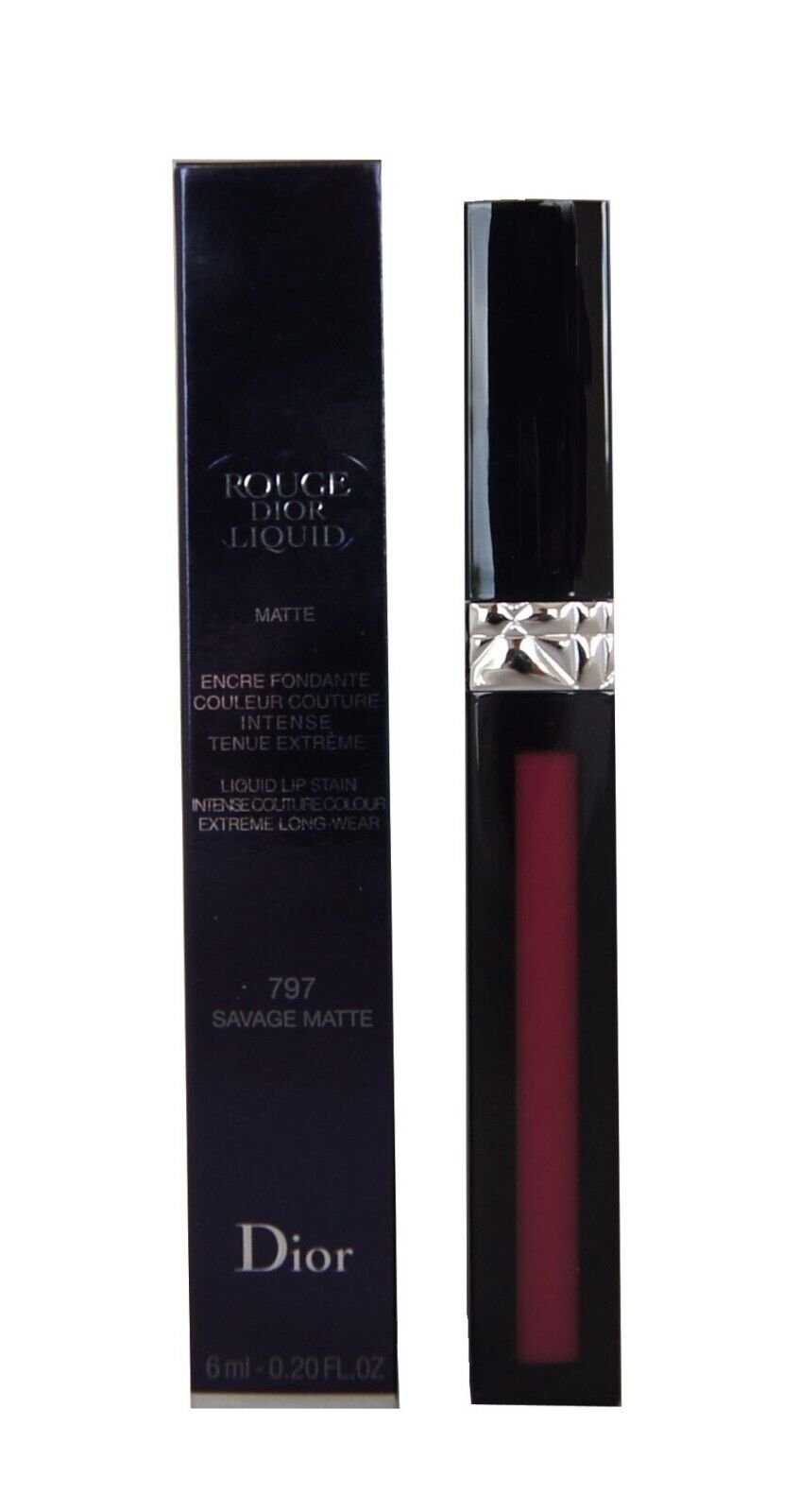 Dior Lippenstift Dior Rouge Liquid Lip Stain Extreme Long-Wear 6ml. 797 Savage Matte