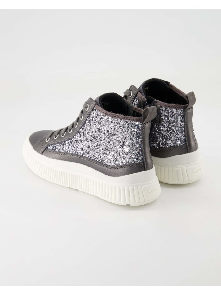 Geox Schnürstiefel in Silber günstig kaufen