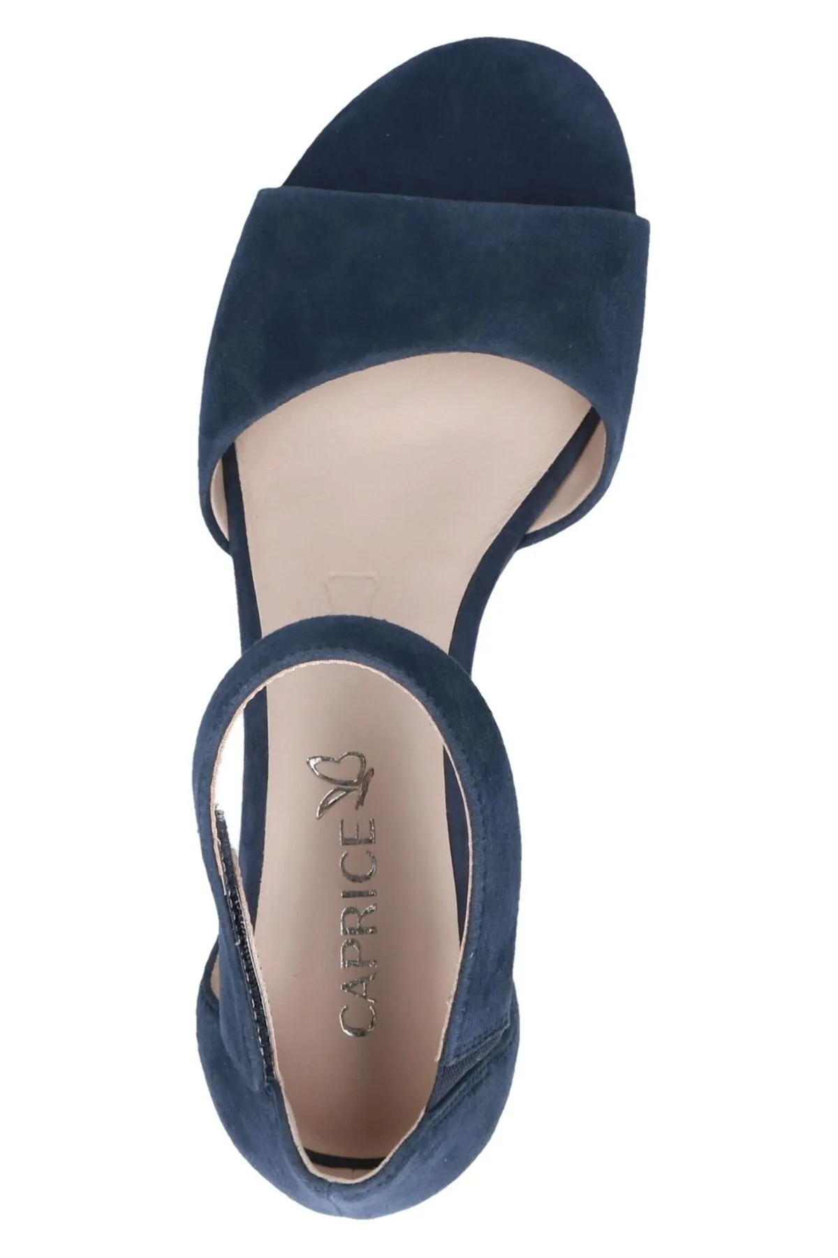 Caprice  Sandalette - Blau - Blockabsatz